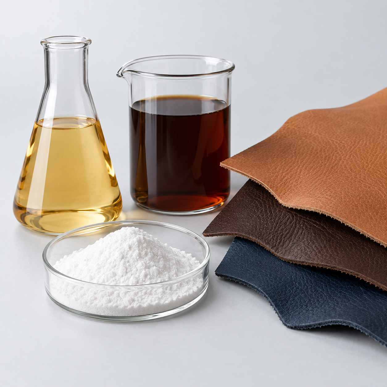 مواد بازدباغی و خنثی‌سازی چرم